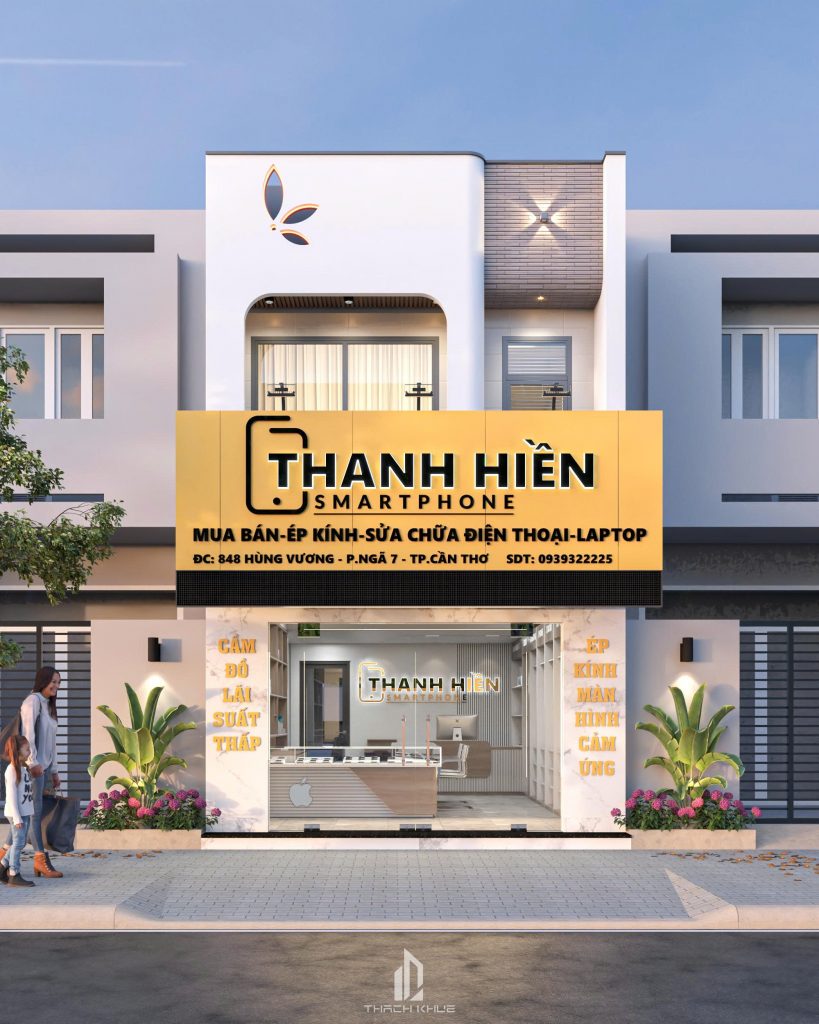 nhà phố kết hợp với kinh doanh 