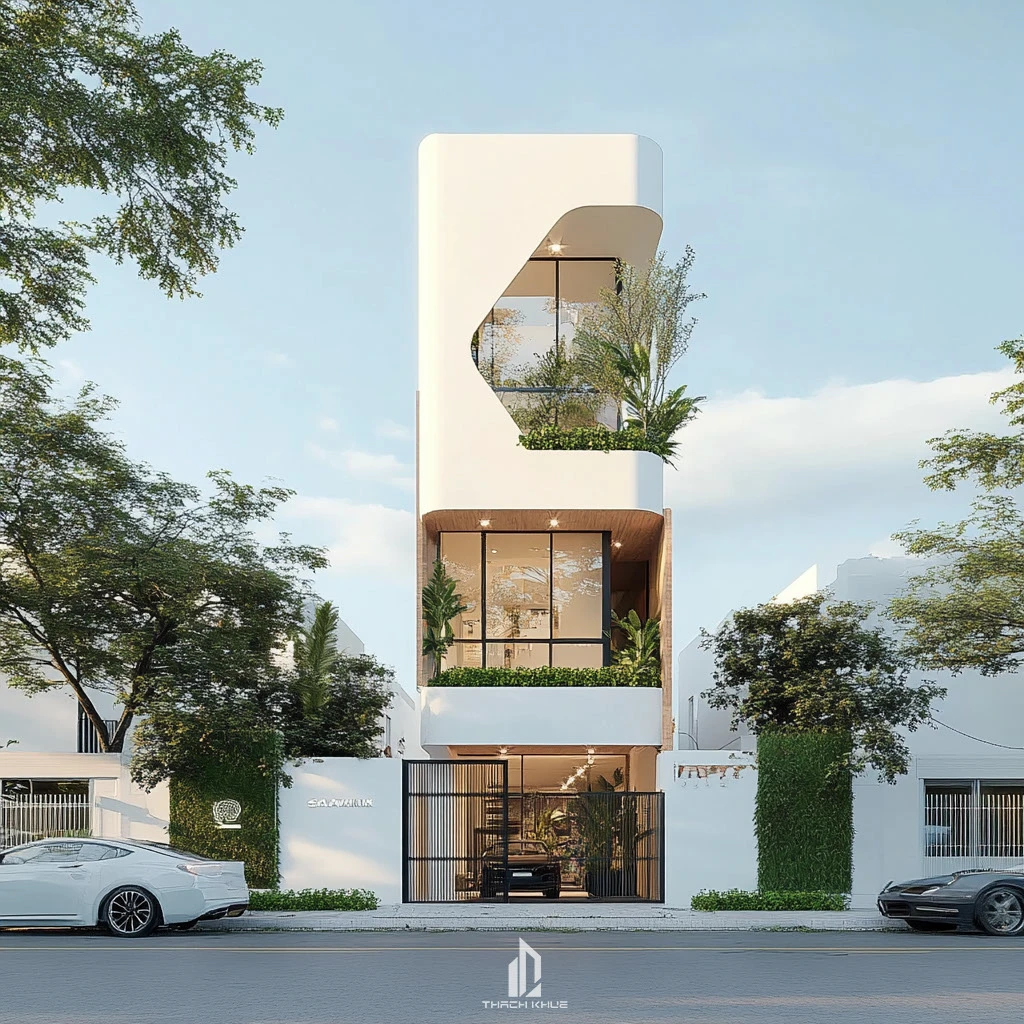 mẫu nhà 3 tầng hiện đại, nhà 3 tầng