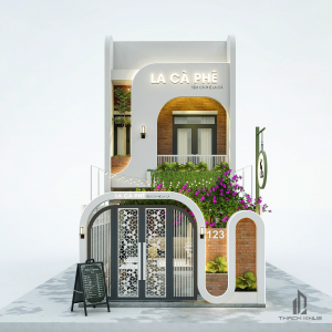 Mẫu quán cafe phong cách Modern Tropical Style