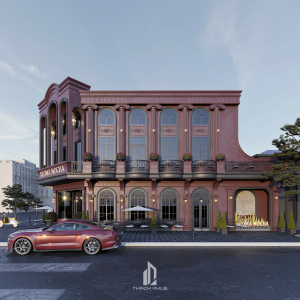 Mẫu quán cafe phong cách Neo-Classical Style 